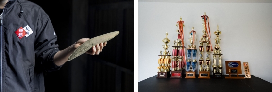 かつお節とトロフィ